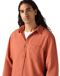 The Levi's® Mens Sunset 1 Pocket Standard Shirt in Etruscan Red