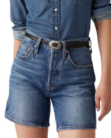 The Levi's® Womens 501® Mid-Thigh Walkshorts in Blue Beauty