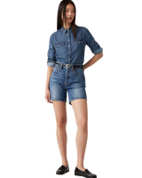 The Levi's® Womens 501® Mid-Thigh Walkshorts in Blue Beauty