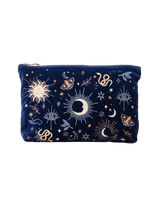 The Elizabeth Scarlett Boho Mysticism Everyday Pouch in Navy