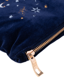 The Elizabeth Scarlett Boho Mysticism Mini Pouch in Navy