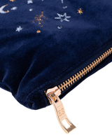 The Elizabeth Scarlett Boho Mysticism Mini Pouch in Navy