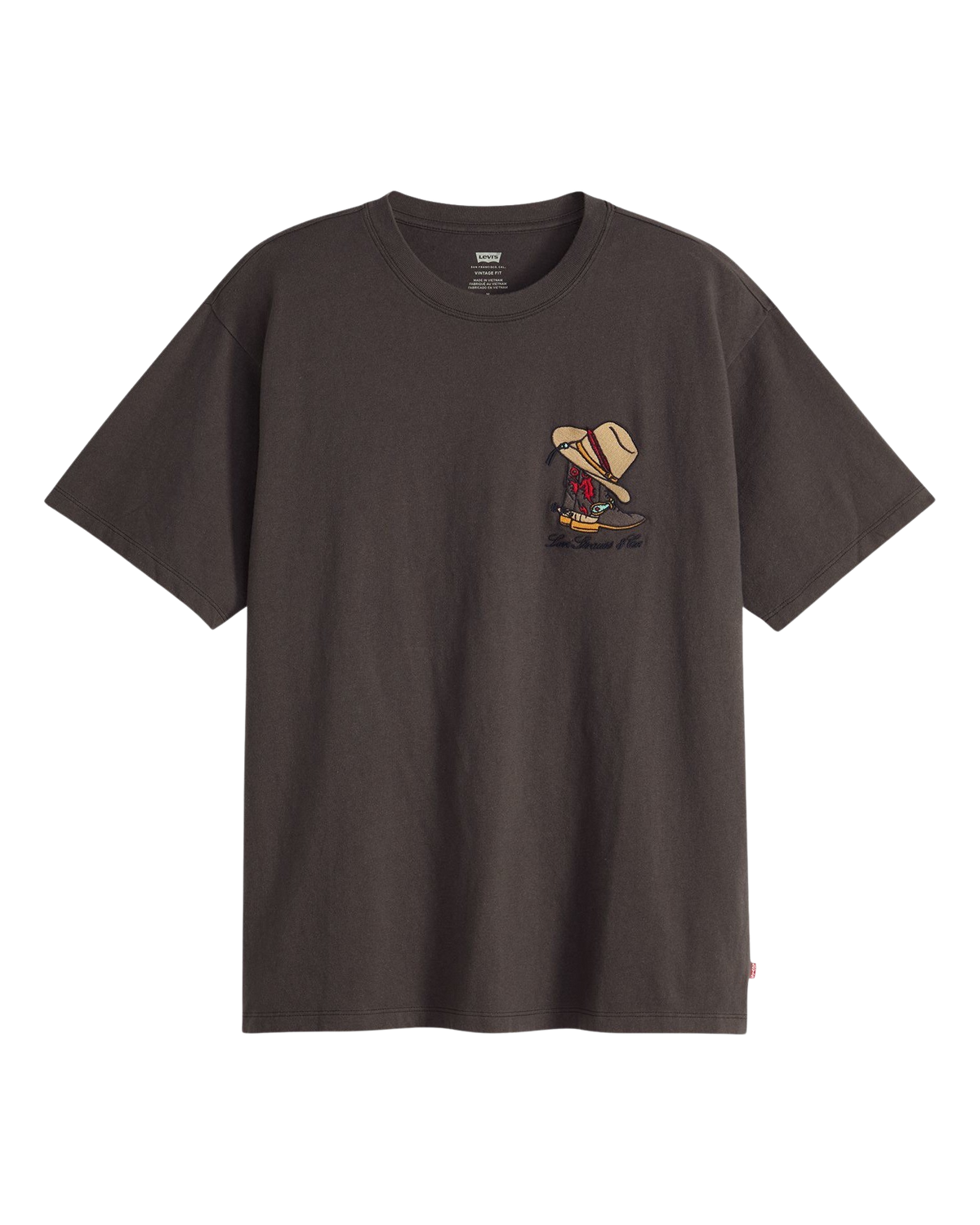 Graphic Vintage T-Shirt in Horseshoe Bison Phantom