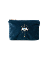 Mystical Eye Mini Pouch in Ink Blue