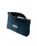Mystical Eye Mini Pouch in Ink Blue