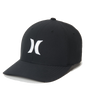 The Hurley Mens Dri-Fit One & Only Cap in Black & White