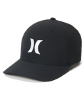 The Hurley Mens Dri-Fit One & Only Cap in Black & White