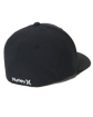 The Hurley Mens Dri-Fit One & Only Cap in Black & White