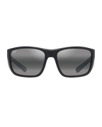 The Maui Jim Amberjack Polarised Sunglasses in Matte Black & Neutral Grey