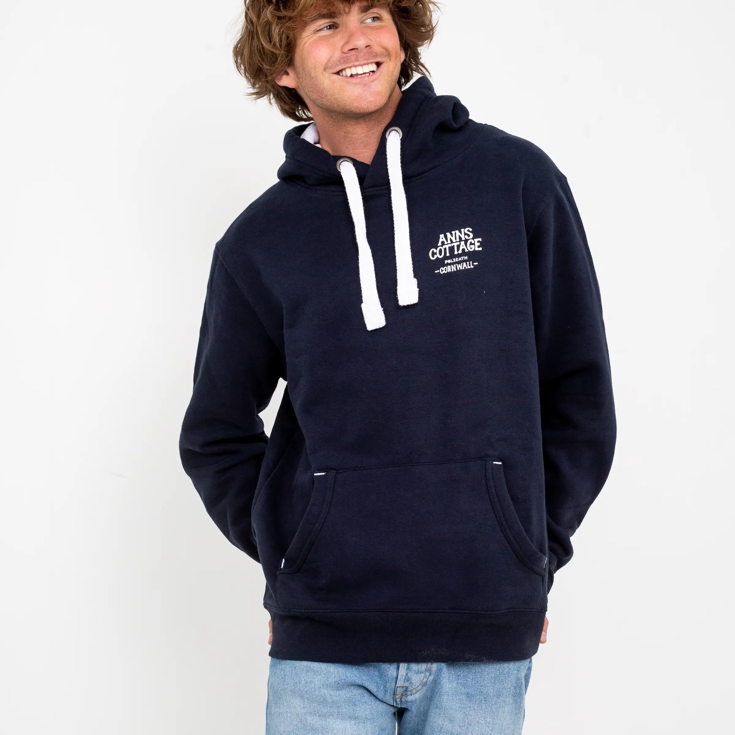 Polzeath Hoodie French Navy &amp