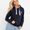 Polzeath Hoodie in French Navy & Lilac