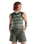 Out There Ribbed Vest in Espresso Multi Stripe