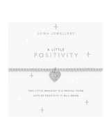The Joma Jewellery A Little Positivity Bracelet in Silver Plating