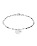 The Joma Jewellery A Little Happy Girl Era Bracelet in Silver Plating