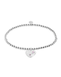 The Joma Jewellery A Little Happy Girl Era Bracelet in Silver Plating