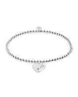 The Joma Jewellery A Little Happy Girl Era Bracelet in Silver Plating