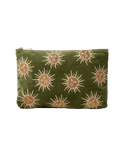 The Elizabeth Scarlett Sun Goddess Everyday Pouch in Fern Green