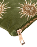 The Elizabeth Scarlett Sun Goddess Everyday Pouch in Fern Green
