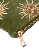 The Elizabeth Scarlett Sun Goddess Everyday Pouch in Fern Green