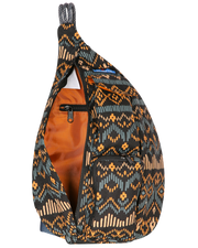 The Kavu Mini Rope Bag in Chalet Holiday