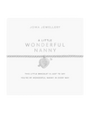 The Joma Jewellery A Little Wonderful Nanny Bracelet in Silver Plating