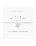 The Joma Jewellery A Little Wonderful Nanny Bracelet in Silver Plating