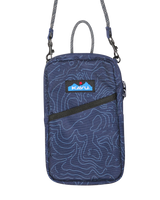The Kavu Essential Bag in Navy Topo