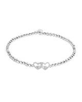 The Joma Jewellery Forever Your Happy Birthday Amazing Auntie Bracelet in Silver Plating