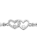 The Joma Jewellery Forever Your Happy Birthday Amazing Auntie Bracelet in Silver Plating