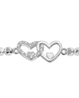 The Joma Jewellery Forever Your Happy Birthday Amazing Auntie Bracelet in Silver Plating