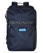The Kavu Hauler Hills Backpack in Navy Topo