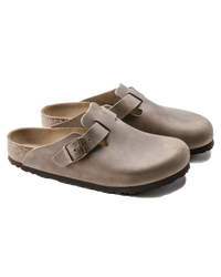 The Birkenstock Mens Bostons Sandals in Tabacco Brown