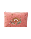 Celestial Eye Everyday Pouch in Coral