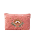Celestial Eye Everyday Pouch in Coral