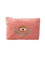 Celestial Eye Everyday Pouch in Coral