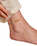 Happy Little Moments Luck Anklet in Gold