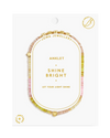 Happy Little Momens Shine Bright Anklet in Gold