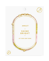 Happy Little Momens Shine Bright Anklet in Gold