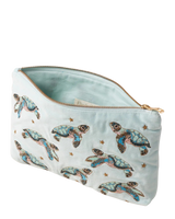 Baby Turtle Conservation Everyday Pouch in Ink Blue