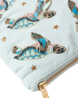 Baby Turtle Conservation Everyday Pouch in Ink Blue
