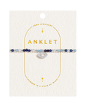 Eye Anklet in Silver