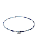 Eye Anklet in Silver