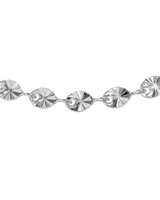 Sparkle Chain Anklet in Silver