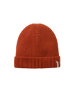 The Passenger Mens Compass Beanie in Dark Rust