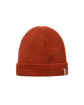The Passenger Mens Compass Beanie in Dark Rust