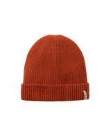 The Passenger Mens Compass Beanie in Dark Rust