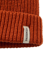 The Passenger Mens Compass Beanie in Dark Rust