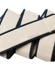 Carto Belt in Oat & Navy