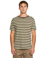 The Volcom Mens Level Stone Crew T-Shirt in Wren
