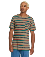 The Volcom Mens Taction T-Shirt in Khaki